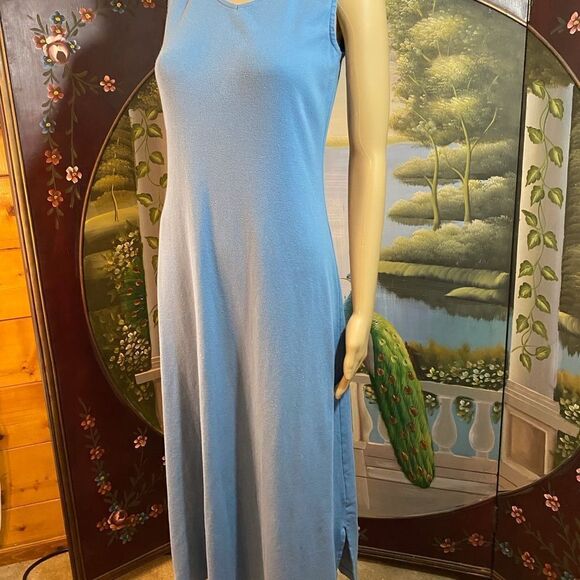 Liz Claiborne Sleeveless Long Dress Light Blue Size XSP - Picture 1 of 3